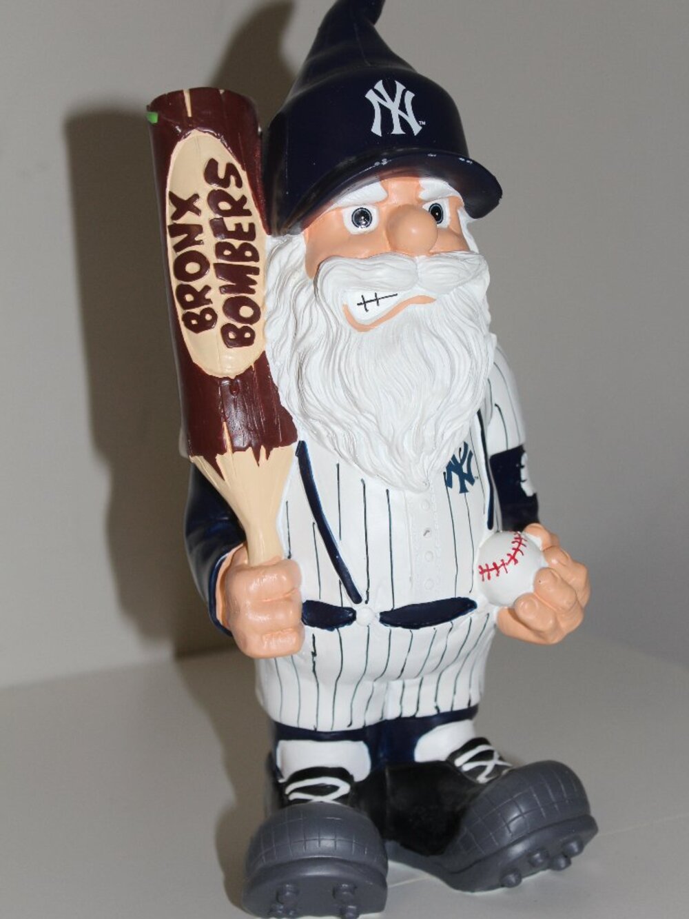 New York Yankees MLB Bronx Bombers 11" Inch Garden Gnome Figure Baseball NYY